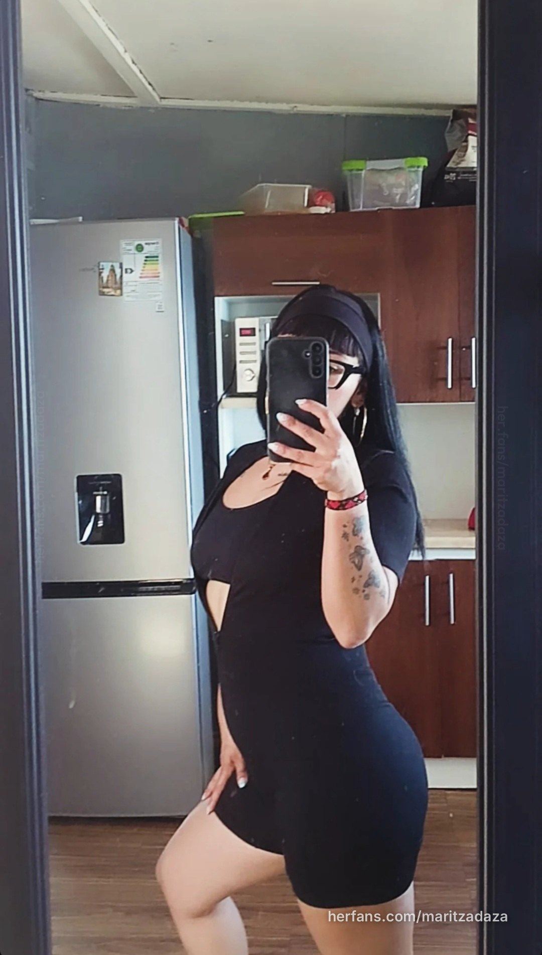 Glasses mirror selfie photo by Mary janne 