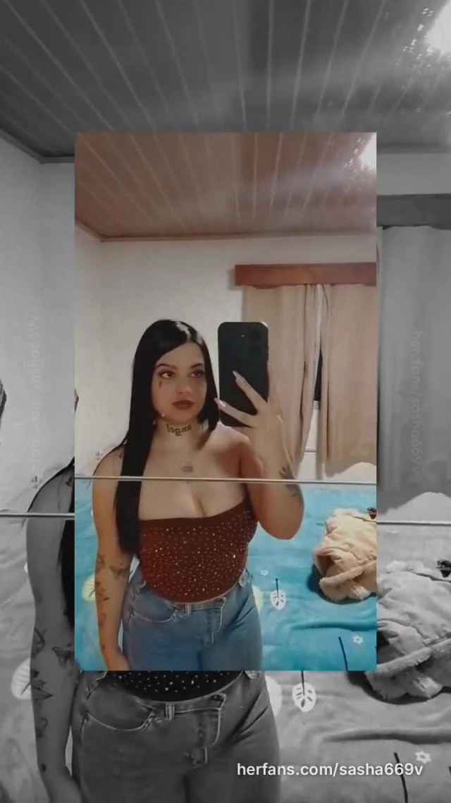 Long hair brunette video by @sasha669v